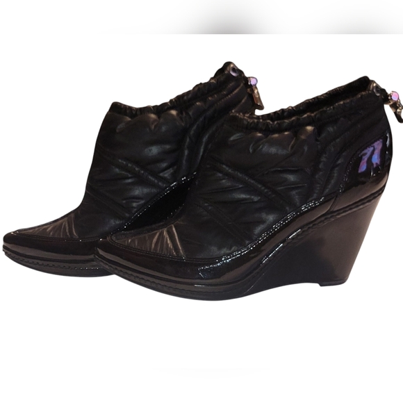 Vía Spiga Wedge Witchy Grunge Goth Booties Sz 7M EUC - Picture 6 of 7